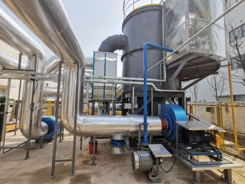 蘇州某電子企業(yè)（日企），一套2.5萬風(fēng)量濃縮轉(zhuǎn)輪+0.5萬RTO有機廢氣處理裝置