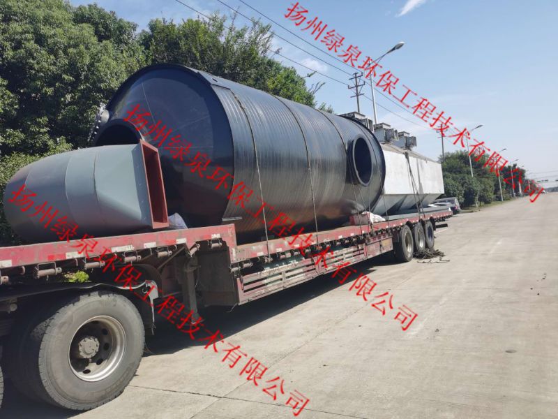 內(nèi)蒙古某工程4萬風(fēng)量吸附催化一體化設(shè)備制作完成，已發(fā)貨